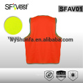 SFVEST EN1149-5 segurança ignífuga segurança retrorreflectiva colete de segurança com bolsos